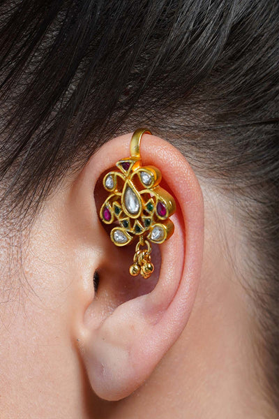 Joules by Radhika Swarnika  Stud Ear Cuffs indian designer wear online shopping melange singapore 
