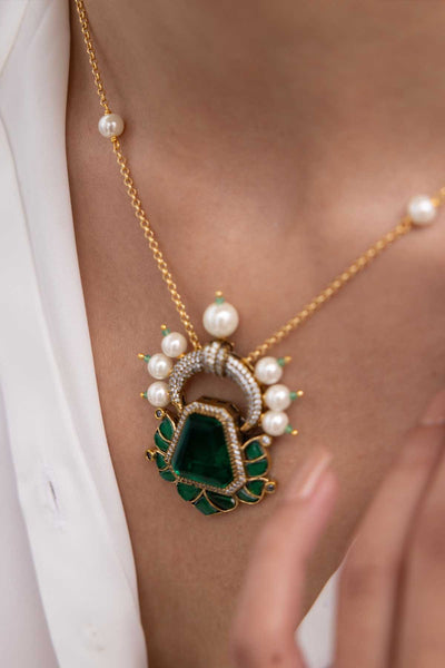 Joules by Radhika Tanushka Necklace indian designer wear online shopping melange singapore 