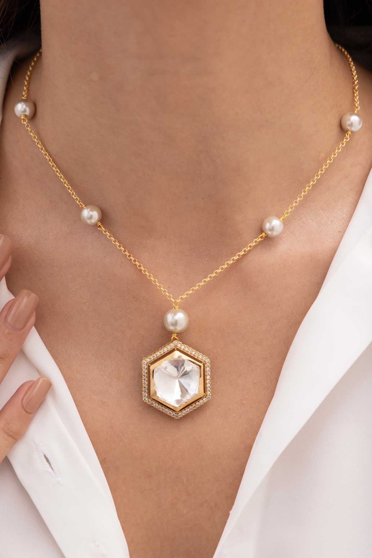 Joules by Radhika Tarunika Necklace Set indian designer wear online shopping melange singapore