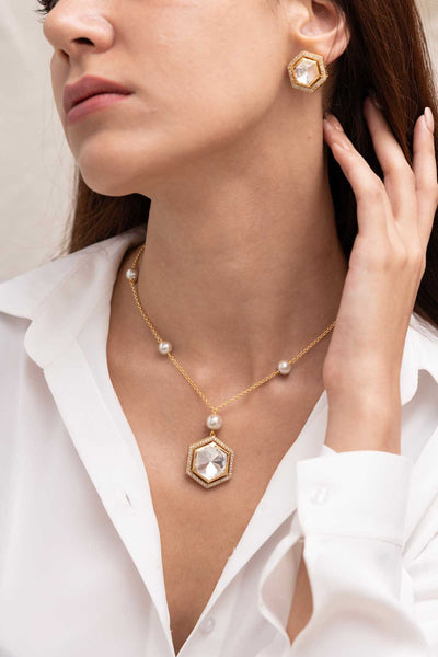 Joules by Radhika Tarunika Necklace Set indian designer wear online shopping melange singapore