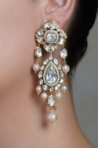 Joules by Radhika Teardrop Pearl  Luxe Dangler indian designer wear online shopping melange singapore 