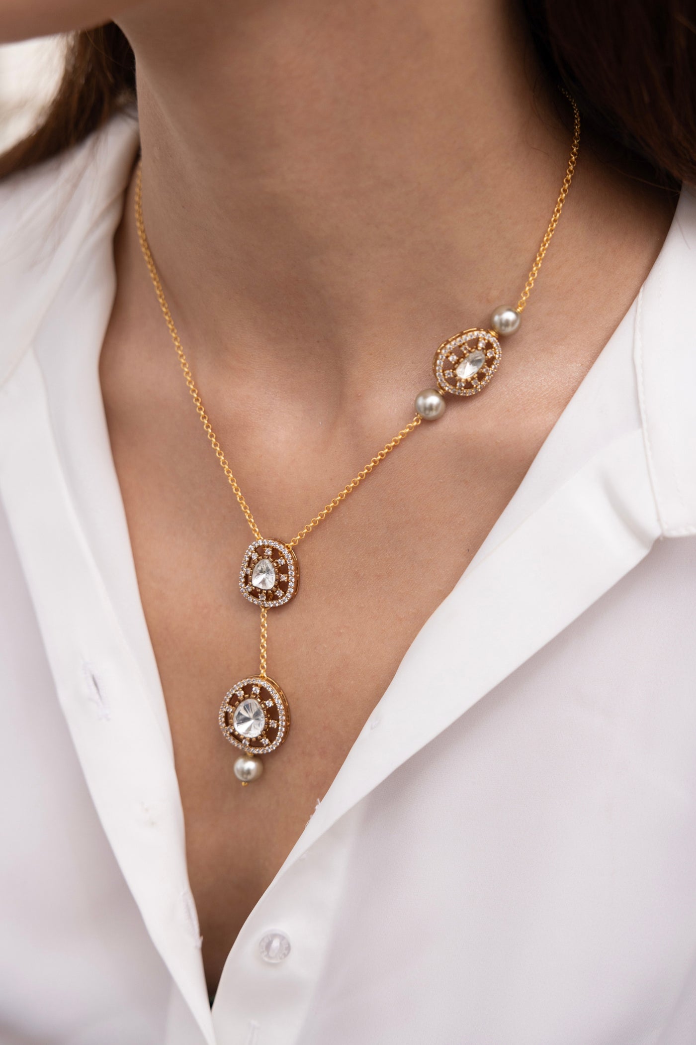 Joules by Radhika Vanya Necklace indian designer wear online shopping melange singapore 
