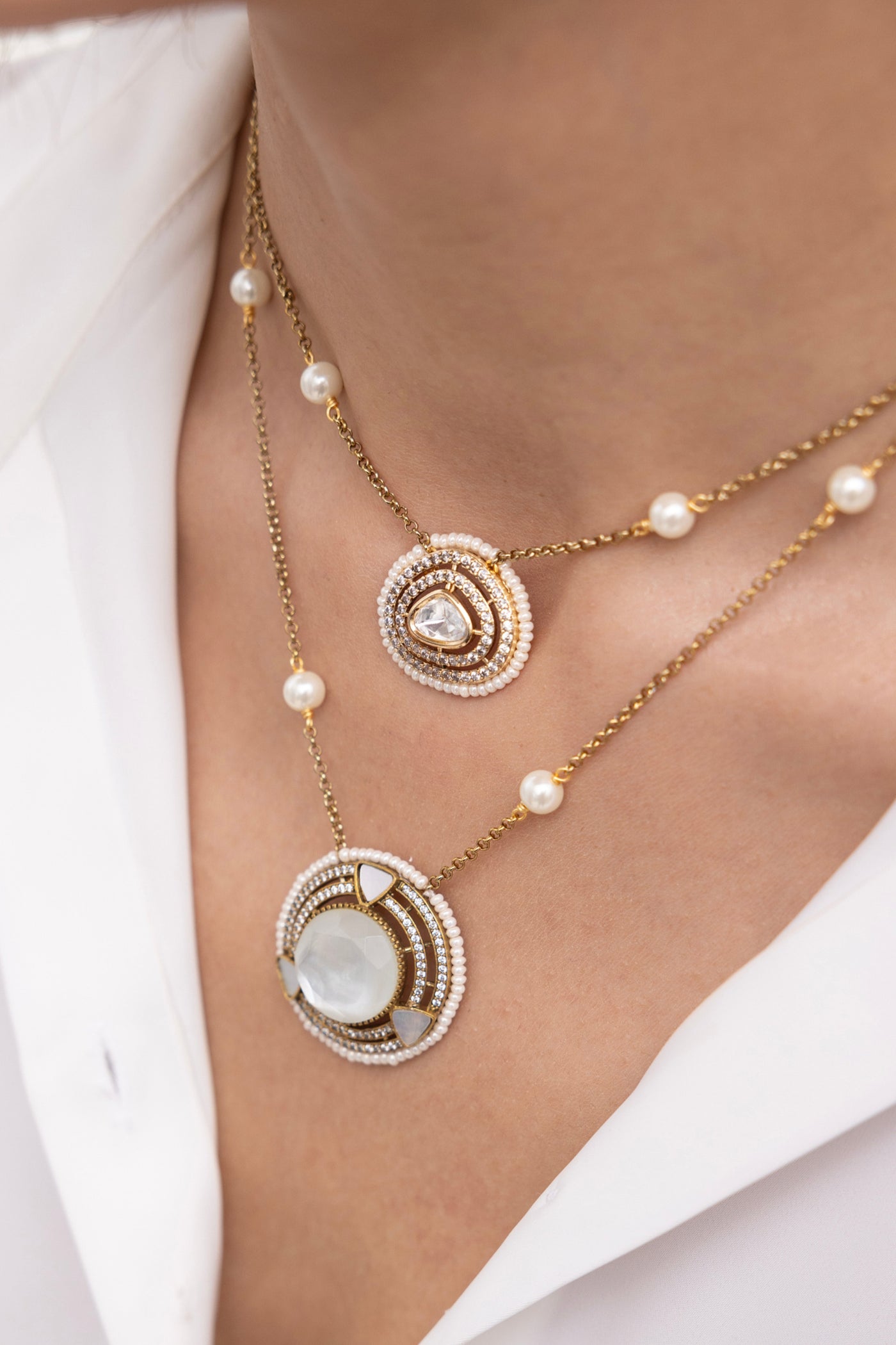 Joules by Radhika Yamika Necklace indian designer wear online shopping melange singapore 