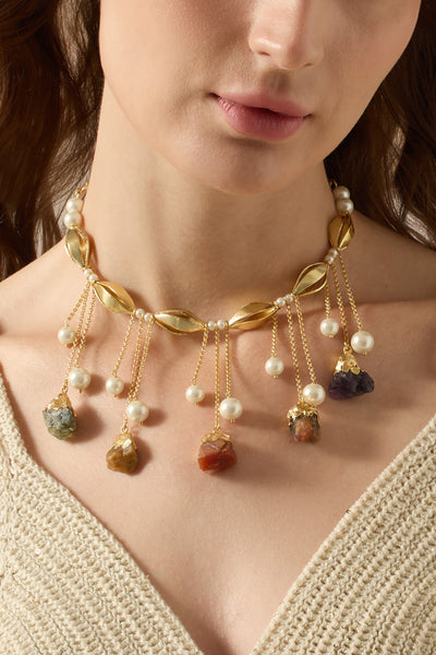 Joules by Radhika Zenyra Necklace indian designer wear online shopping melange singapore
