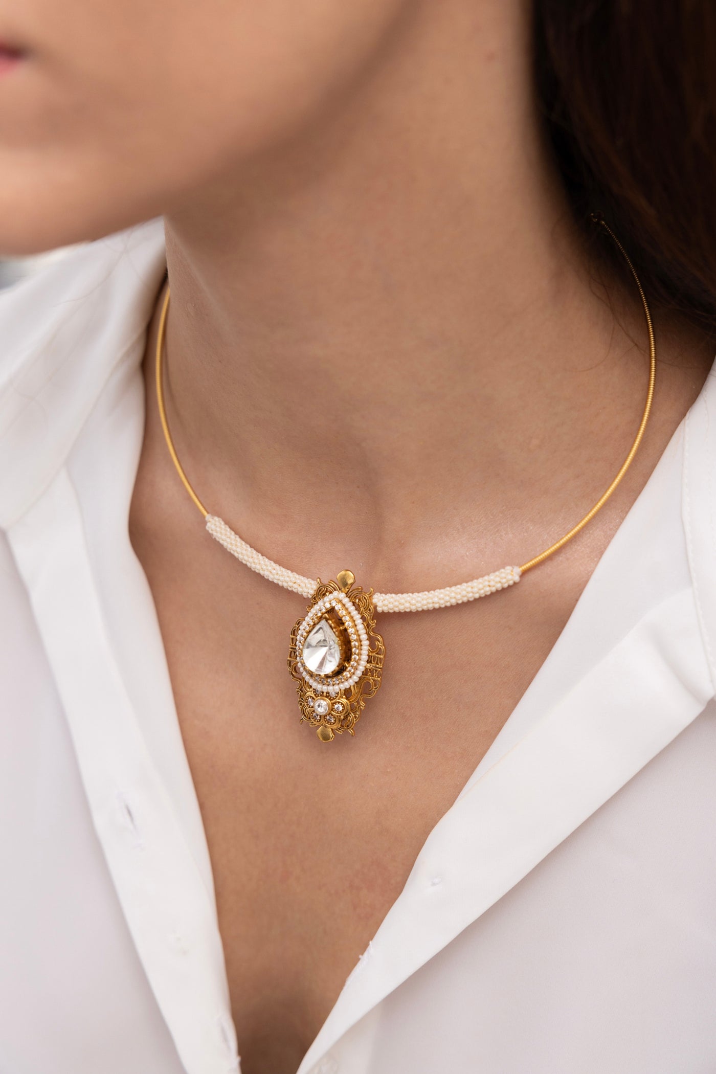 Joules by Radhika Zivya Necklace indian designer wear online shopping melange singapore 
