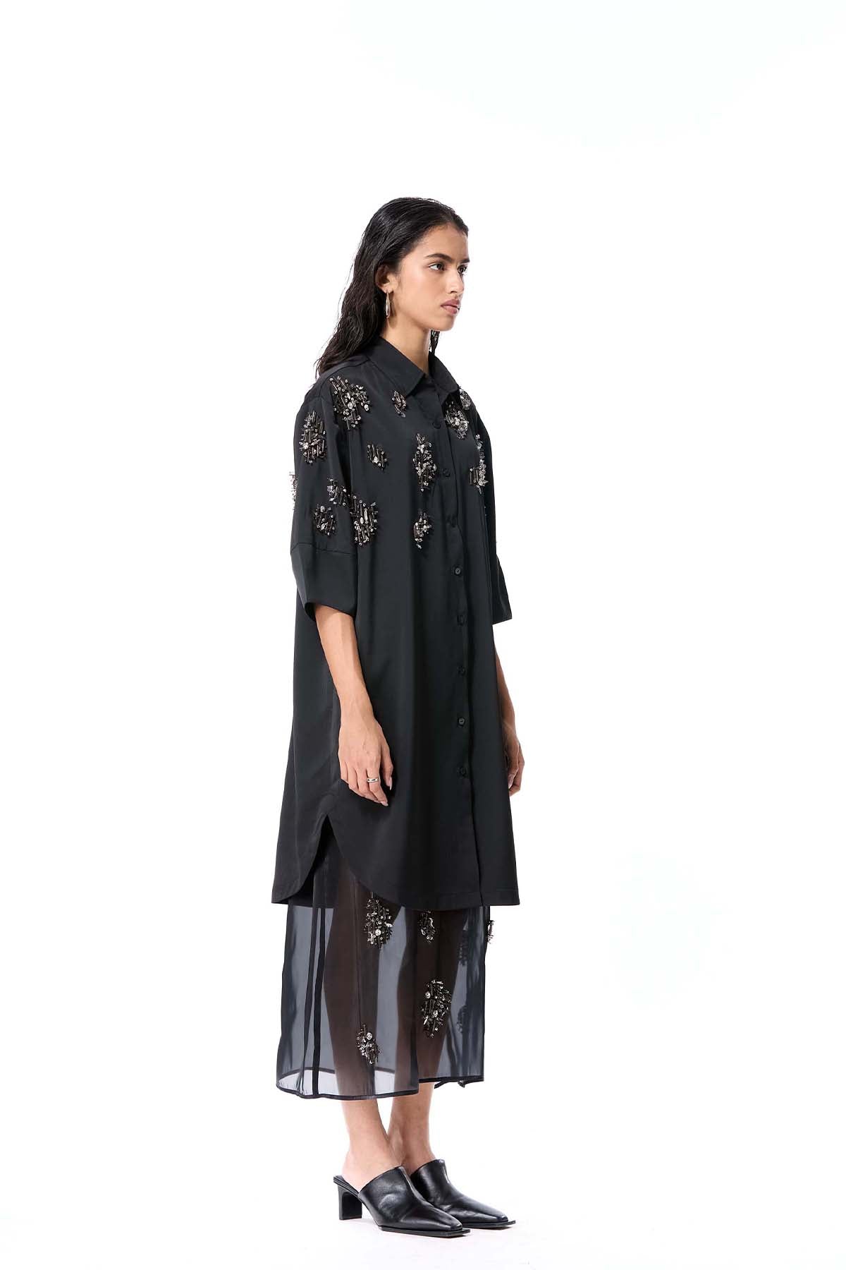 Kanika Goyal Label Arkonia Embellished Dress indian designer wear online shopping melange singapore 