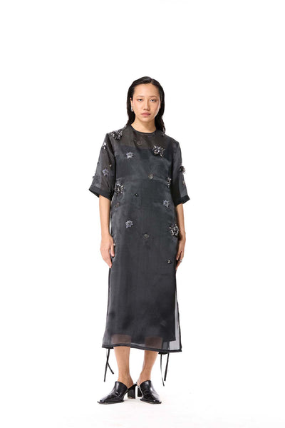 Kanika Goyal Label Black Ardea Dress indian designer wear online shopping melange singapore 