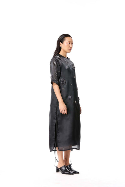 Kanika Goyal Label Black Ardea Dress indian designer wear online shopping melange singapore 