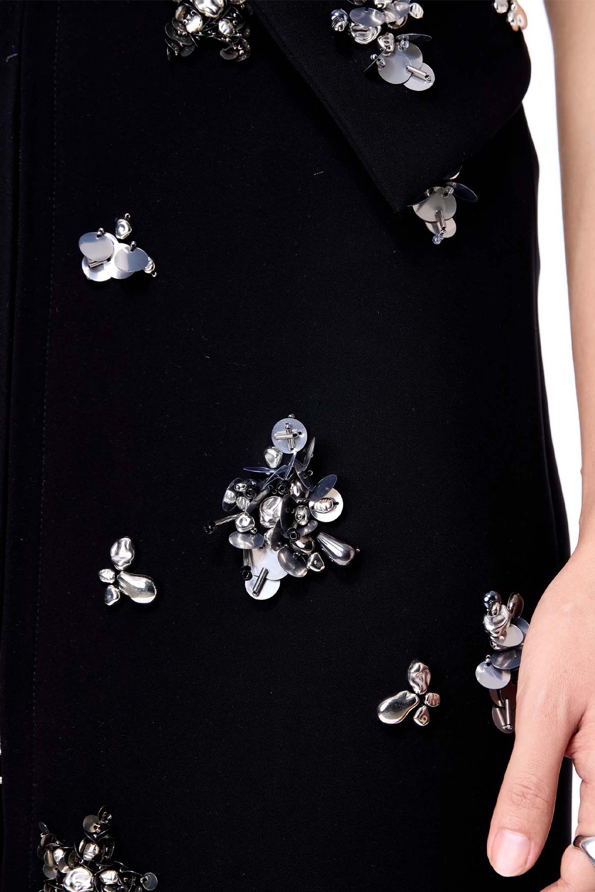 Kanika Goyal Label Black Orlune Skirt indian designer wear online shopping melange singapore 