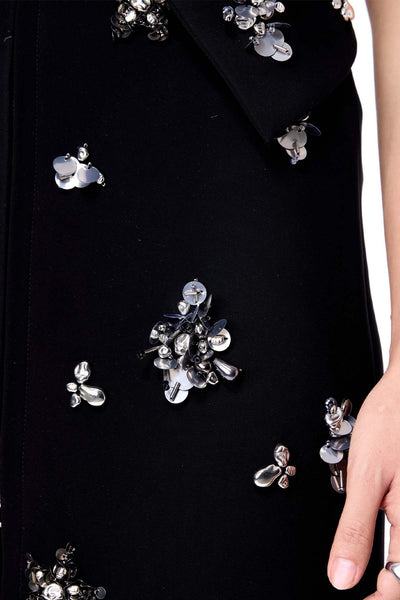 Kanika Goyal Label Black Orlune Skirt indian designer wear online shopping melange singapore 