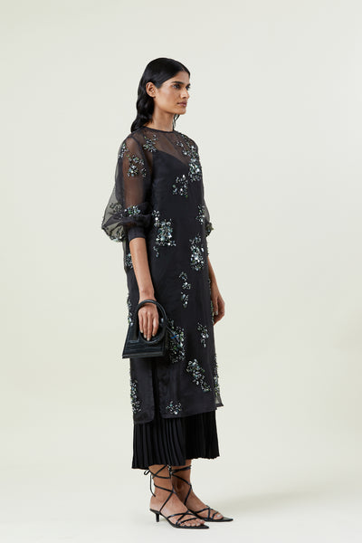 Kanika Goyal Label Celestia Embellished Dress indian designer wear online shopping melange singapore