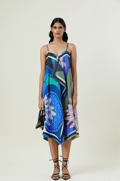 Kanika Goyal Label Eira Scarf Dress indian designer wear online shopping melange singapore
