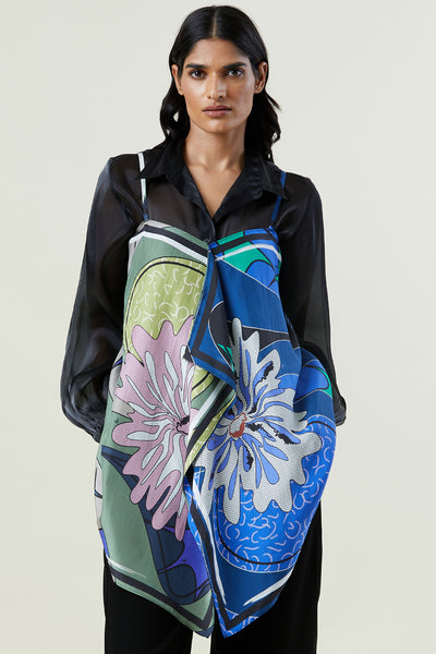 Kanika Goyal Label Eira Scarf Top indian designer wear online shopping melange singapore