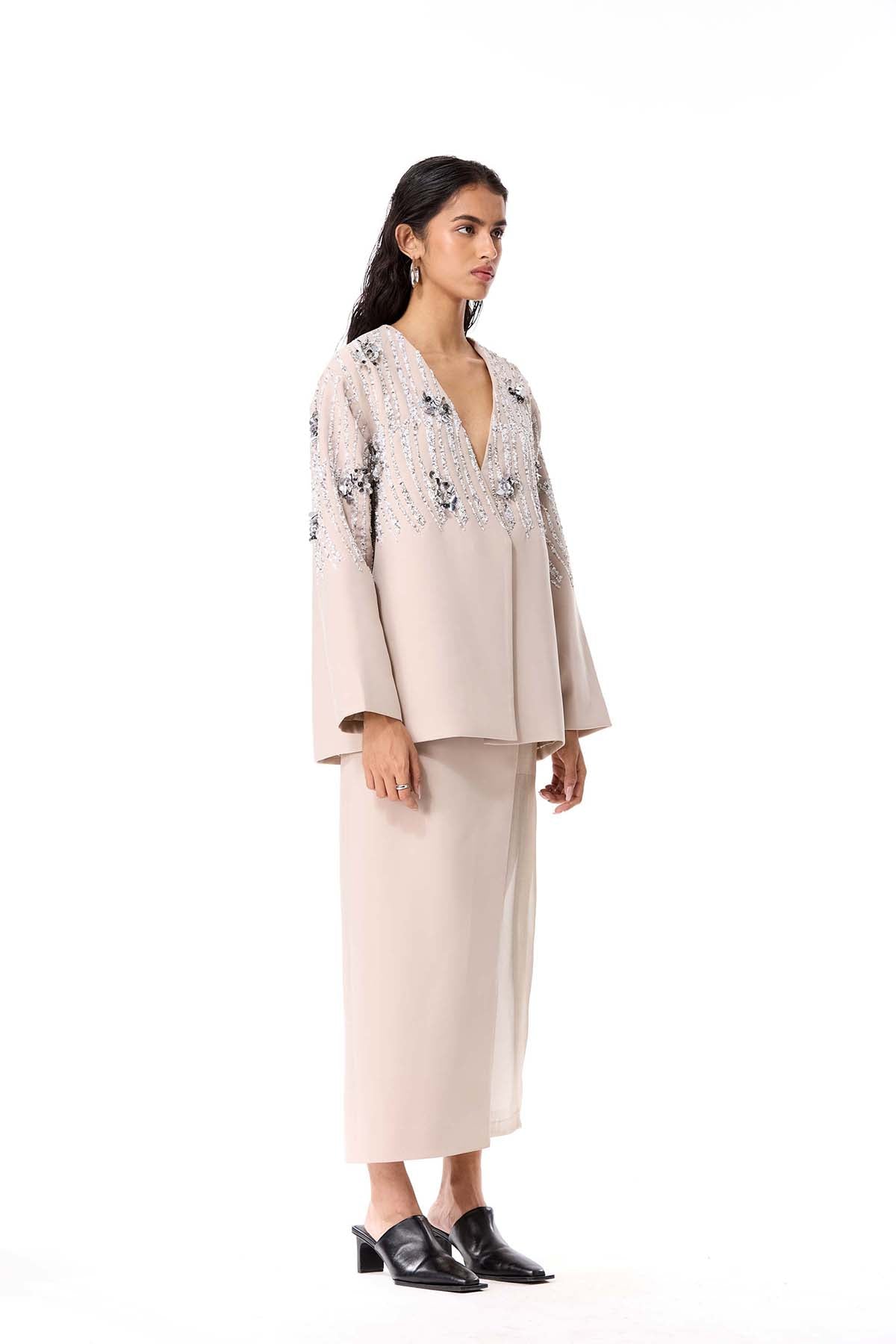 Kanika Goyal Label Eiren Skirt indian designer wear online shopping melange singapore 