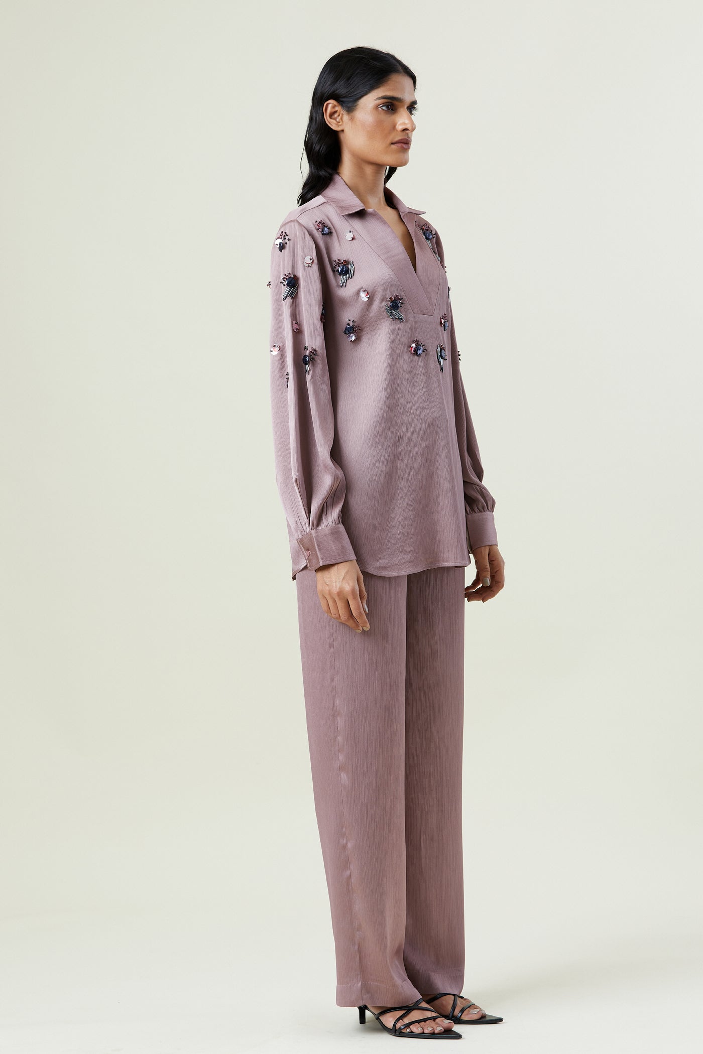 Kanika Goyal Label Ella Embellished Co Ordinated Set indian designer wear online shopping melange singapore