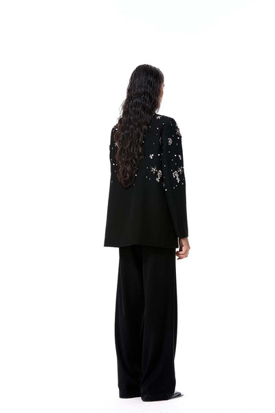 Kanika Goyal Label Gleam Fold Blazer indian designer wear online shopping melange singapore 