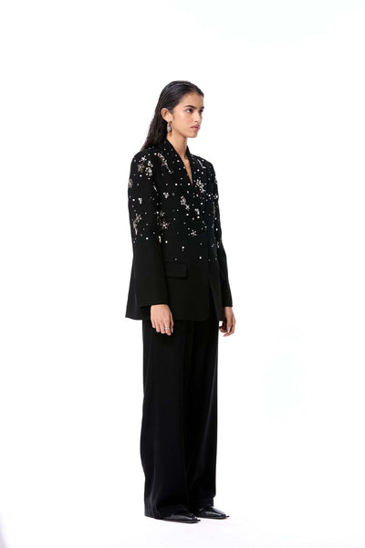 Kanika Goyal Label Gleam Fold Pants indian designer wear online shopping melange singapore 
