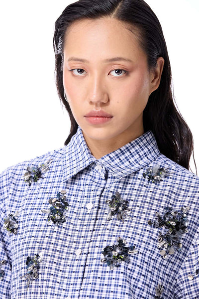 Kanika Goyal Label Iron Halo Shirt indian designer wear online shopping melange singapore 