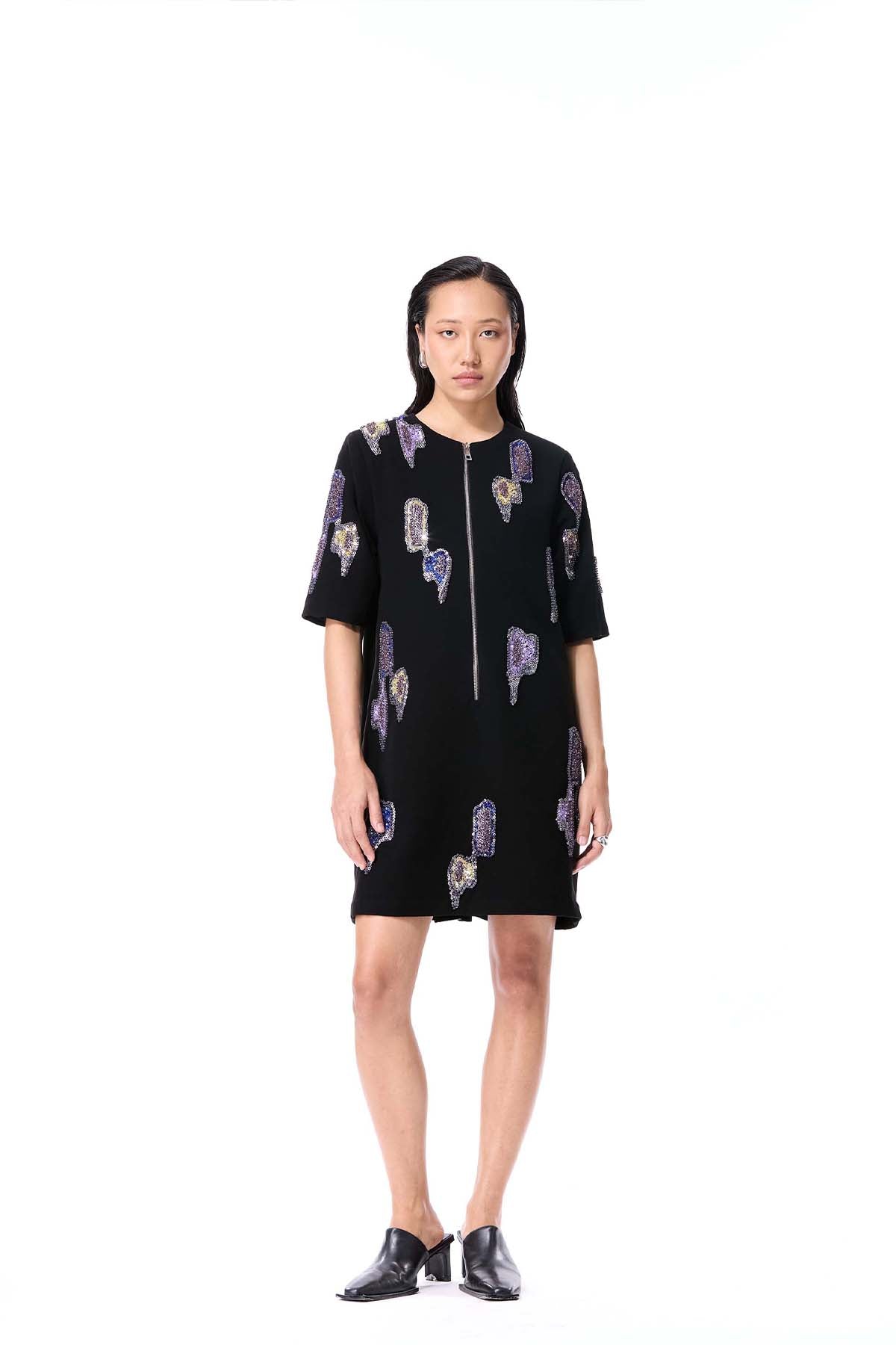 Kanika Goyal Label Rei Embellished Dress indian designer wear online shopping melange singapore