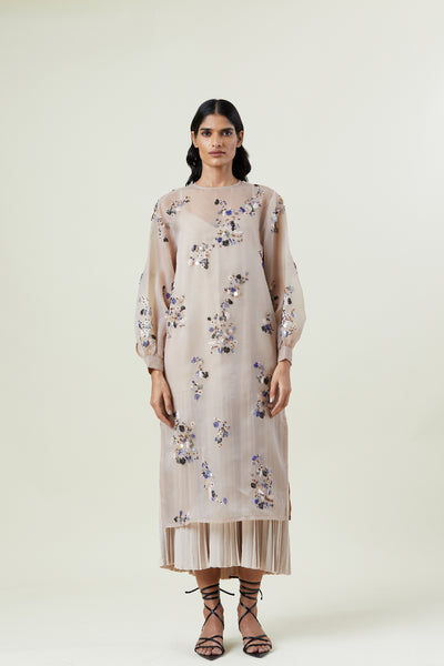 Kanika Goyal Label Zephyr Embellished Dress indian designer wear online shopping melange singapore