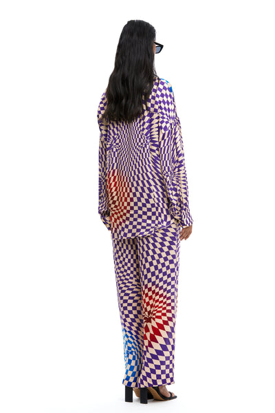 Kanika Goyal Label Warped Matter Co ordinated Set indian designer wear online shopping melange singapore
