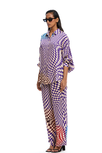 Kanika Goyal Label Warped Matter Co ordinated Set indian designer wear online shopping melange singapore