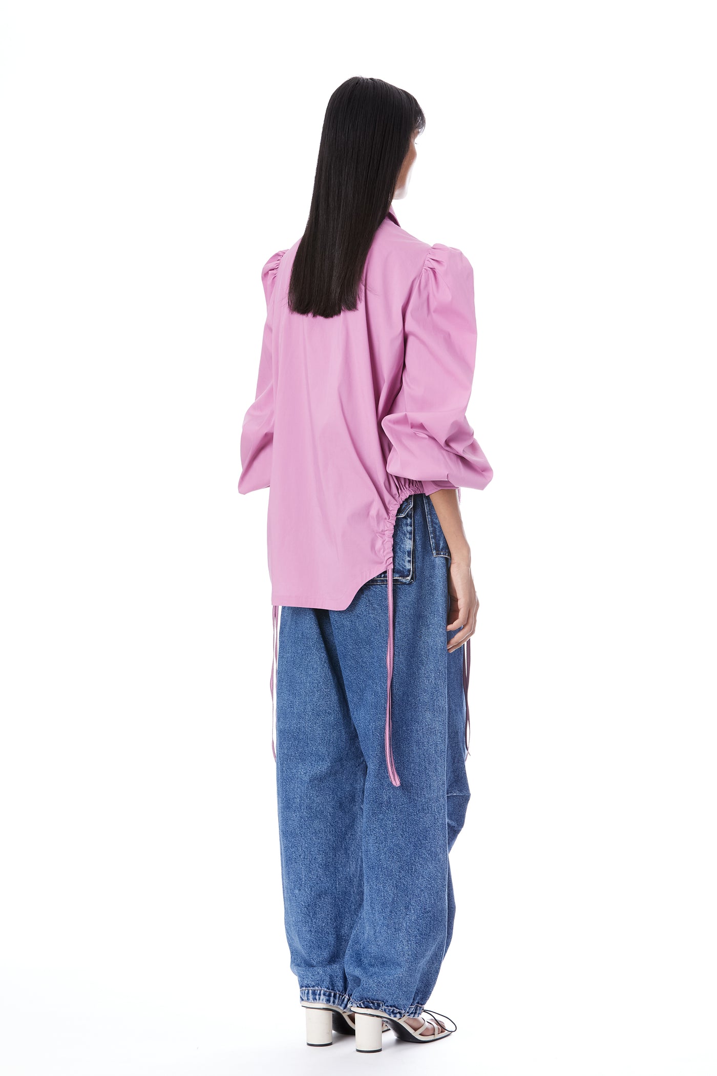 Kanika Goyal Label Dawn Ruched Pocket Shirt indian designer wear online shopping melange singapore