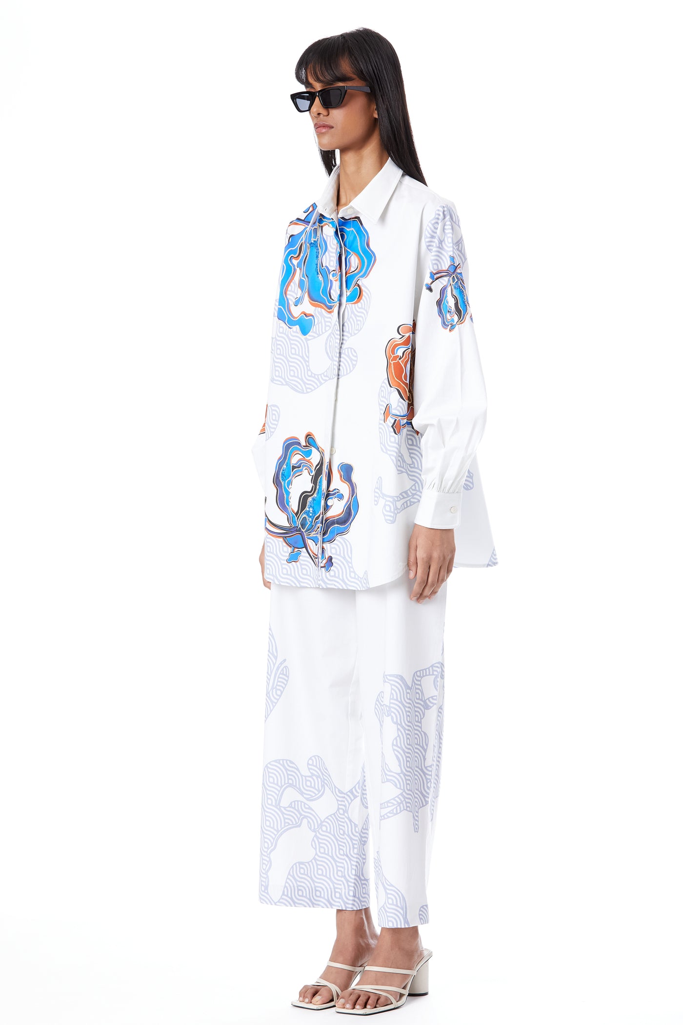 Kanika Goyal Label Iris Bed Co Ordinated Set indian designer wear online shopping melange singapore