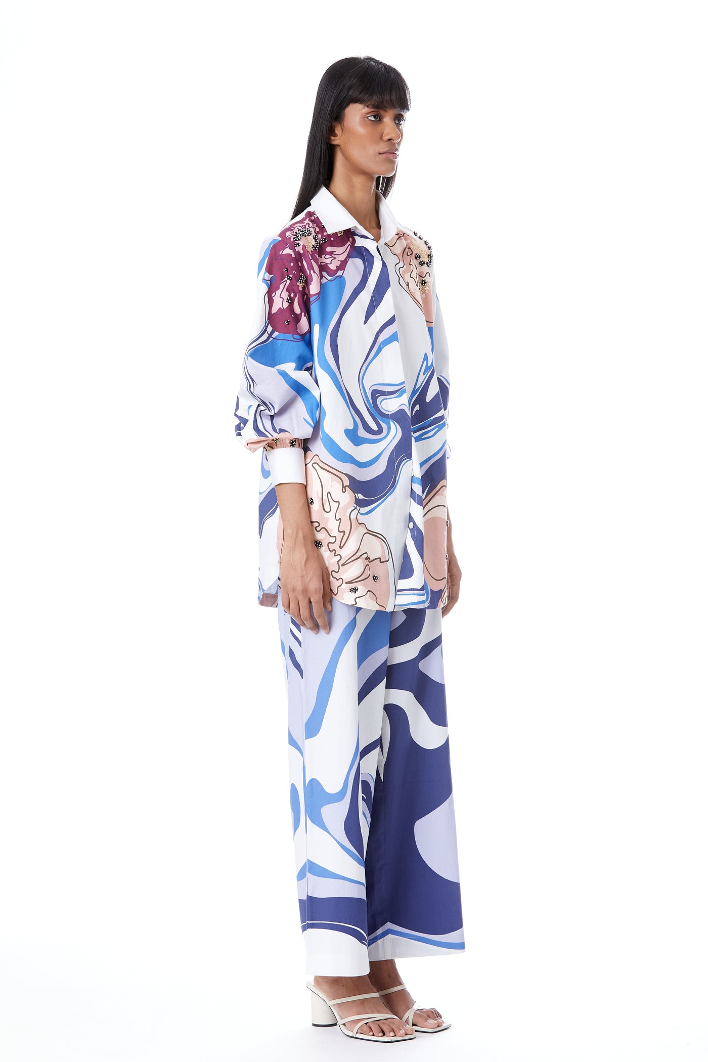 Kanika Goyal Label Meadows Co Ordinated Set indian designer wear online shopping melange singapore