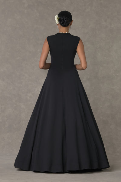 Masaba Black Chand Gown Set Indian designer wear online shopping melange singapore