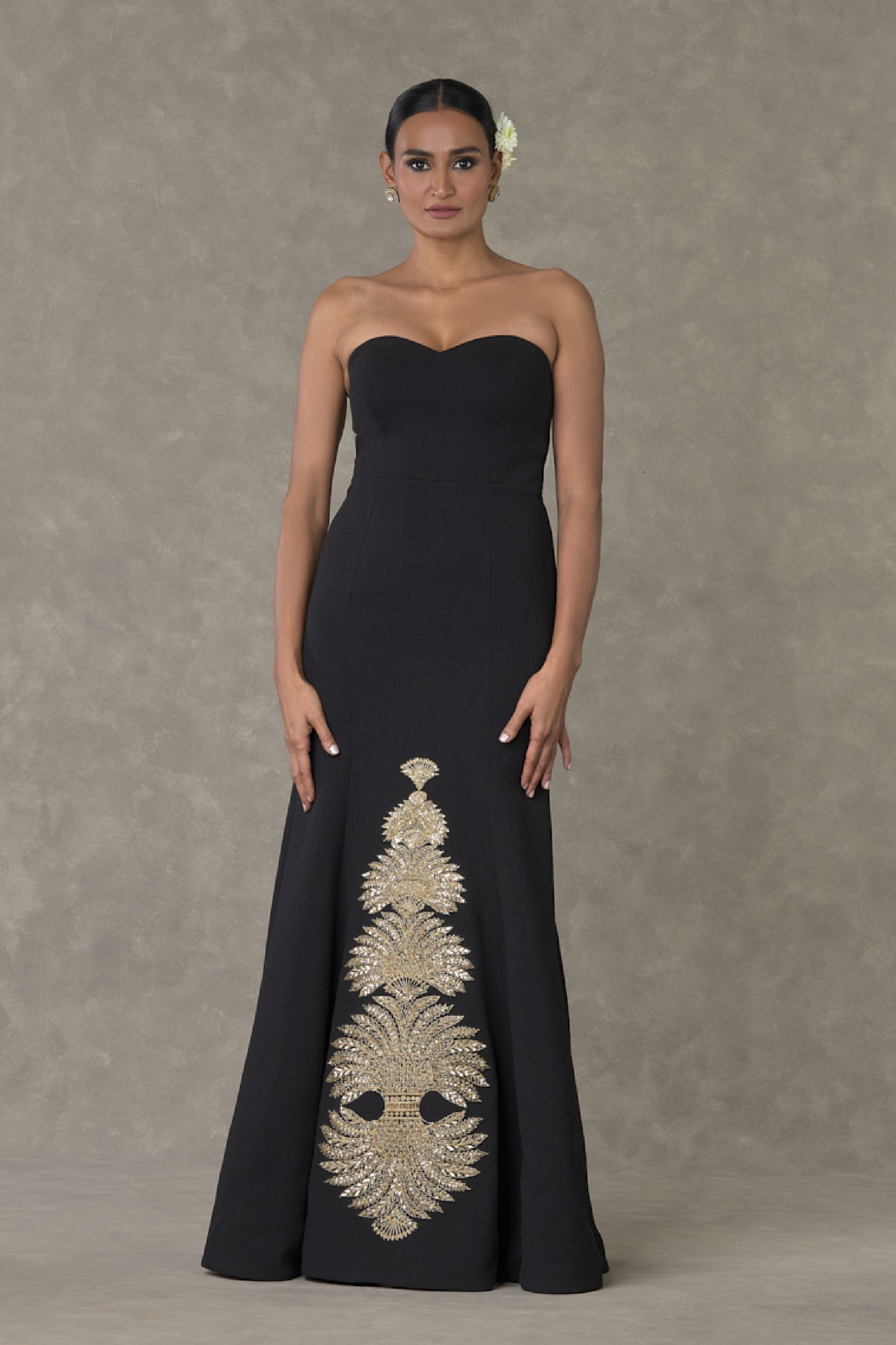 Masaba Black Son Chidiya Cape Set Indian designer wear online shopping melange singapore
