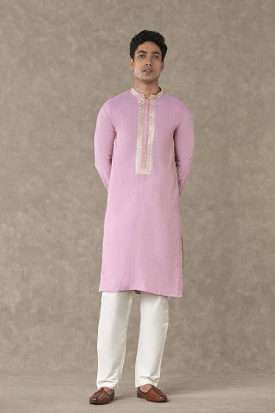 Masaba Menswear Dusty Pink Kurta Indian designer wear online shopping melange singapore