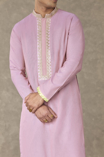 Masaba Menswear Dusty Pink Kurta Set Indian designer wear online shopping melange singapore
