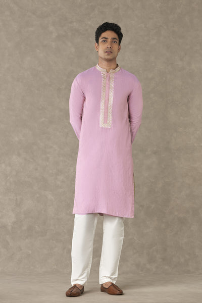 Masaba Menswear Dusty Pink Kurta Set Indian designer wear online shopping melange singapore