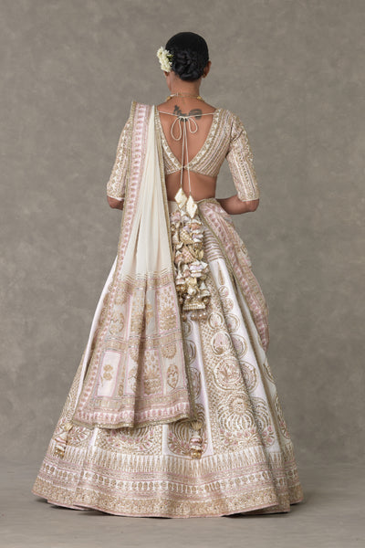 Masaba Ivory Bagh E Bahar Lehenga Indian designer wear online shopping melange singapore