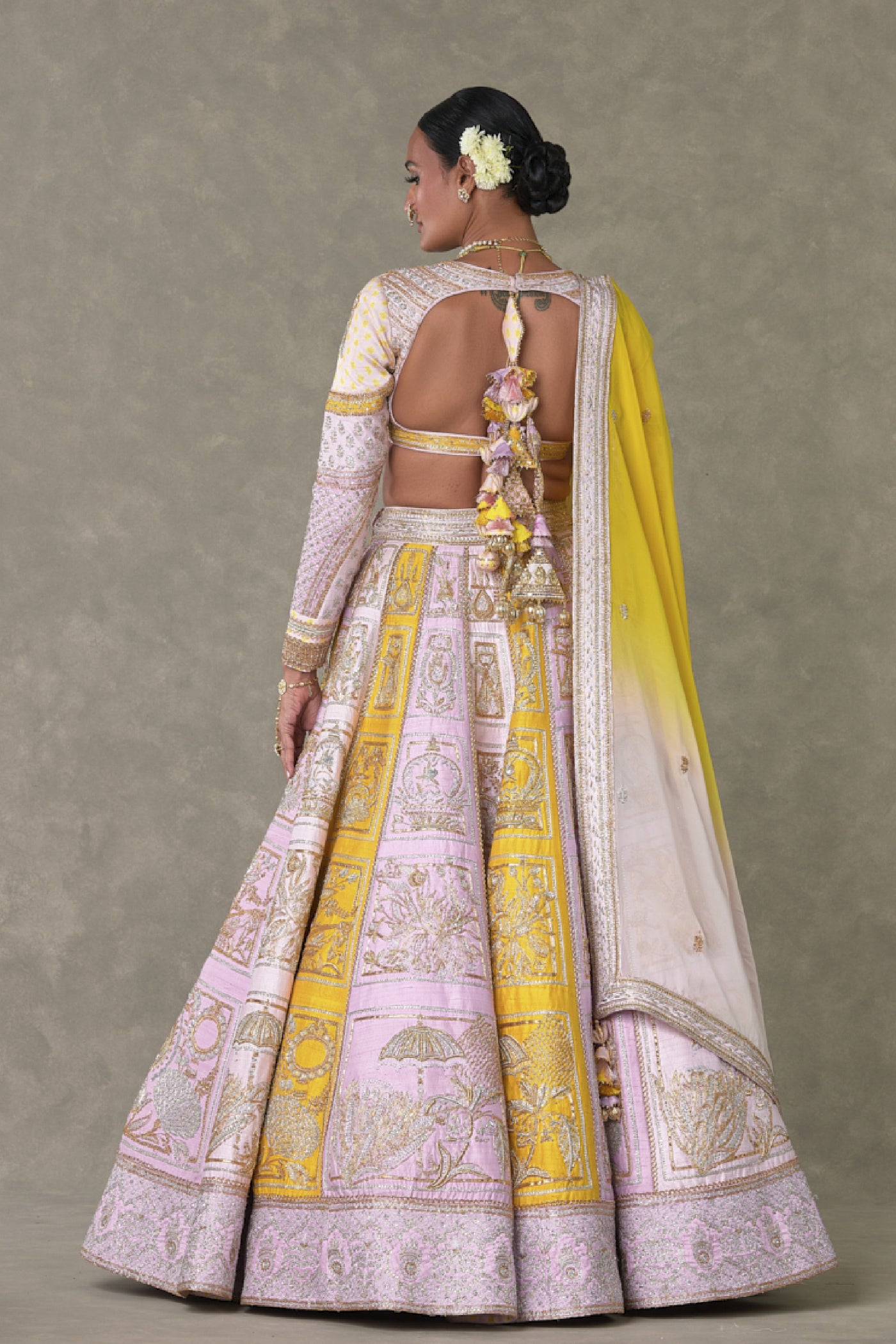 Masaba Kasata Lehenga Indian designer wear online shopping melange singapore