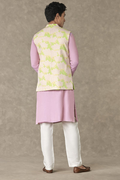Masaba Menswear Mint Candy Swirl Bandi Set Indian designer wear online shopping melange singapore
