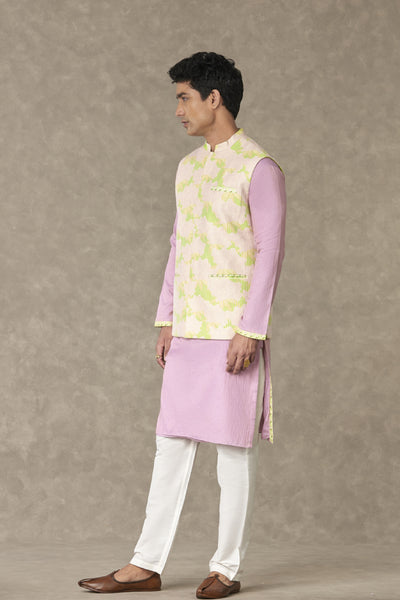 Masaba Menswear Mint Candy Swirl Bandi Set Indian designer wear online shopping melange singapore