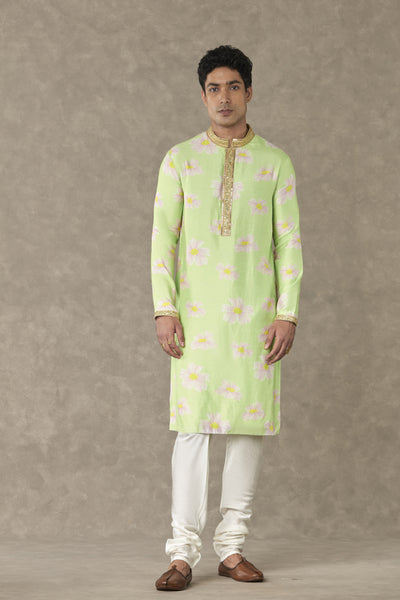 Masaba Menswear Mint Parijat Kurta Indian designer wear online shopping melange singapore