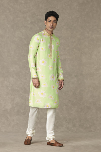 Masaba Menswear Mint Parijat Kurta Indian designer wear online shopping melange singapore