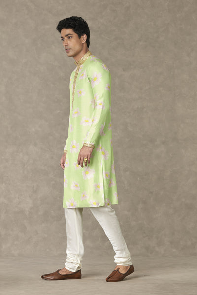 Masaba Menswear Mint Parijat Kurta Indian designer wear online shopping melange singapore