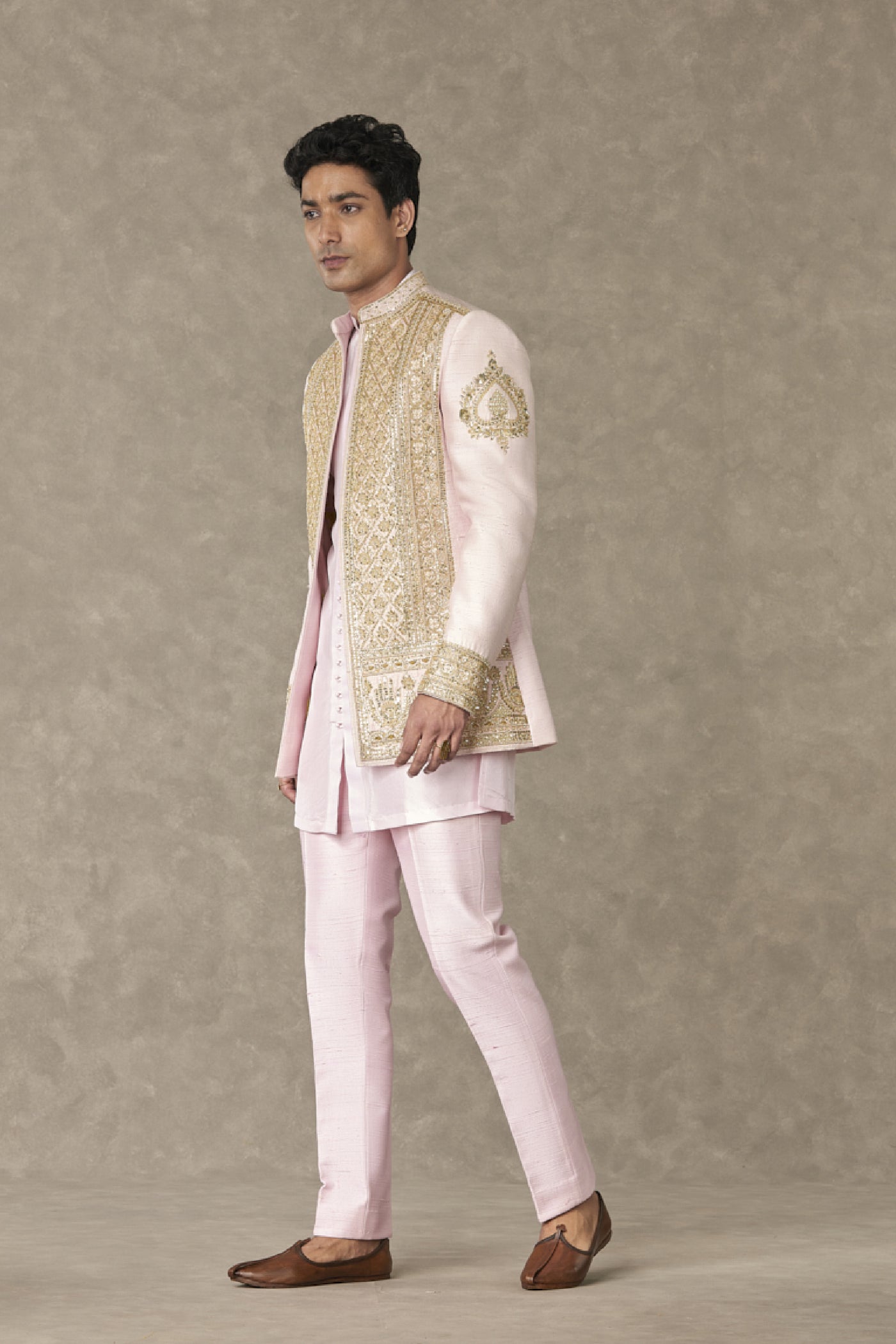 Masaba Menswear Mithai Pink Dil Chidiya Raja Kotit Indian designer wear online shopping melange singapore