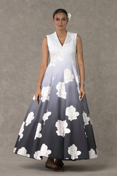 Masaba Monochrome Gulaab Gown Indian designer wear online shopping melange singapore