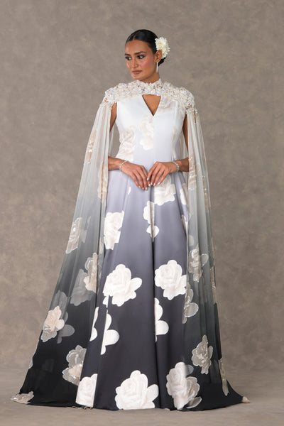 Masaba Monochrome Gulaab Gown Set Indian designer wear online shopping melange singapore