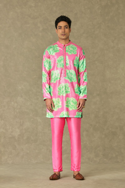 Masaba Menswear Pink Nurvi Sitara Sequin Indian designer wear online shopping melange singapore