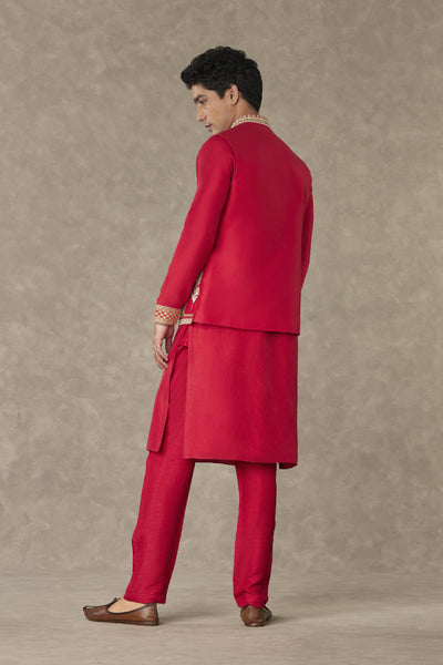 Masaba Menswear Red Anar Bandi Indian designer wear online shopping melange singapore