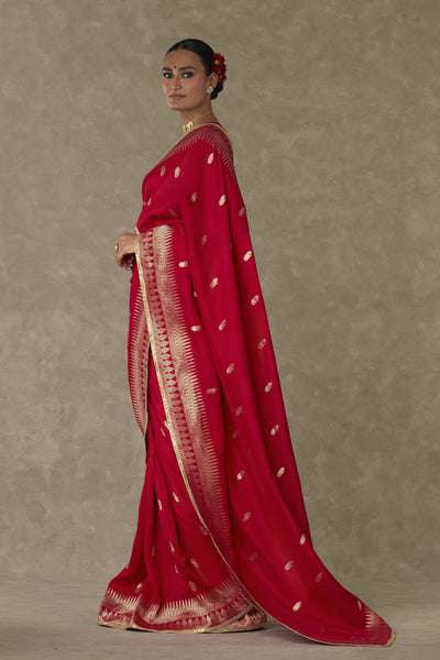 Masaba Red Haath Phool Saree Indian designer wear online shopping melange singapore