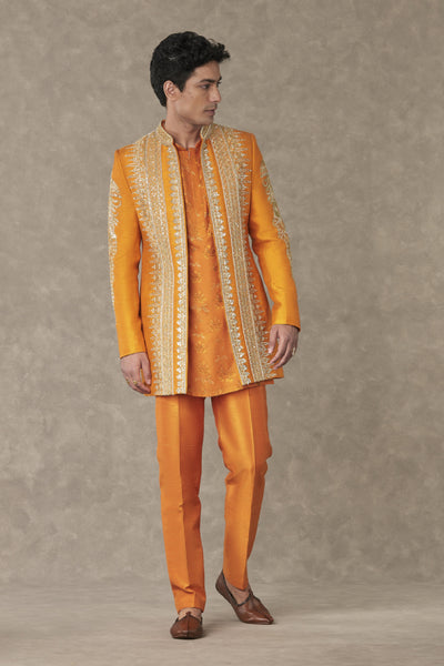 Masaba Menswear Rust Narangi Bandi Indian designer wear online shopping melange singapore