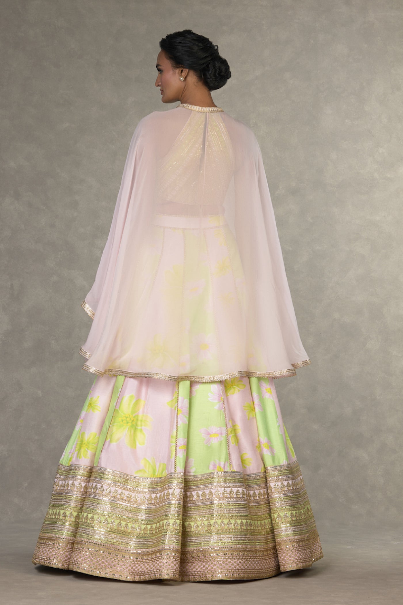 Masaba Summertime Parijat Sorbet Lehenga Indian designer wear online shopping melange singapore