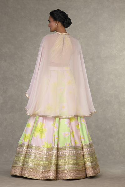 Masaba Summertime Parijat Sorbet Lehenga Indian designer wear online shopping melange singapore